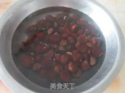 Make Baked chestnuts step 1