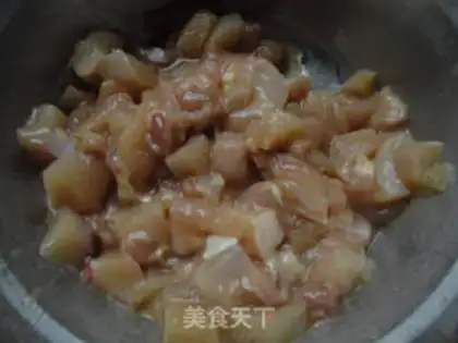 Make Twin pepper apple chicken step 2