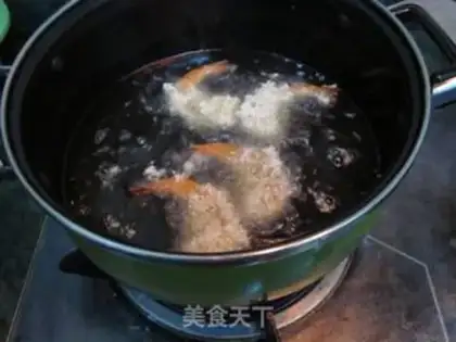 Make Gold prawn step 7