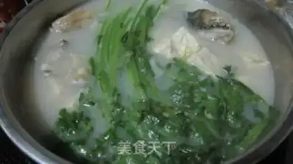 Make Fish head tofu soup step 11