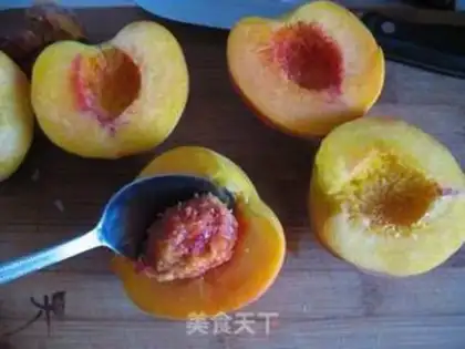 Make Peach candy step 1