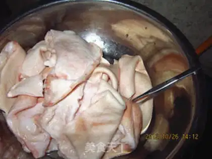 Make Homemade pig skin freeze step 1