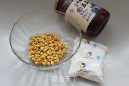 Make Blueberry tofu step 0