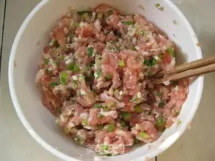 Make Onion meat buns step 11