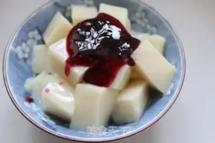 Make Blueberry tofu step 9