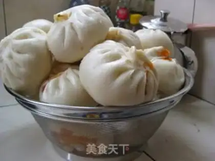 Make Onion meat buns step 21