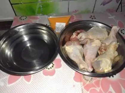 Make Honey chicken legs step 2