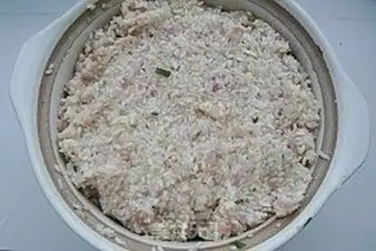 Make The rice round step 4