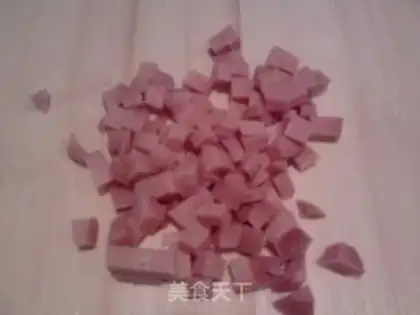 Make Ham and vegetable congee step 0