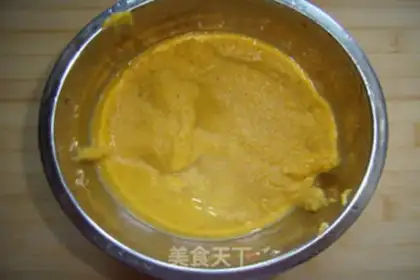 Make Gold pumpkin pie step 1