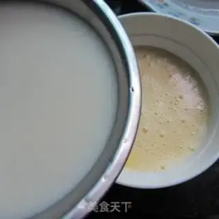 Make Soy milk tofu eggs step 2