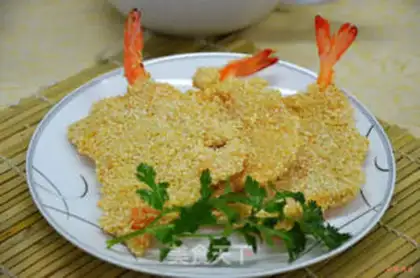 Make Sesame phoenix shrimp chops step 8