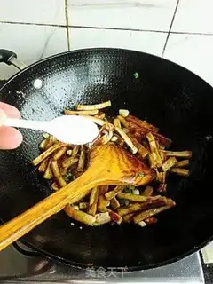 Make Spicy cranberry fried beans step 7