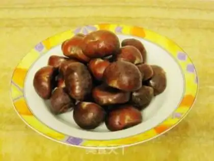 Make Microwave chestnuts step 0