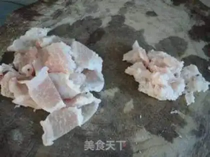 Make Mustard tofu step 1