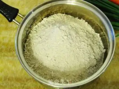 Make Red head dumplings step 1