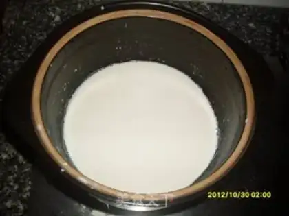 Make Cucumber milk step 1