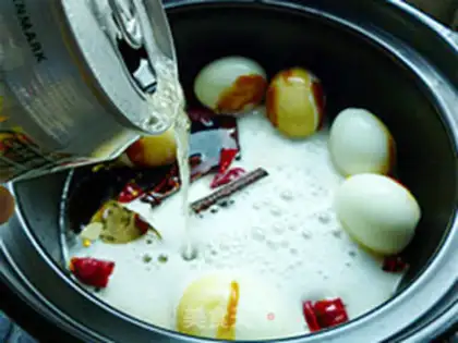 Make Beer eggs step 4
