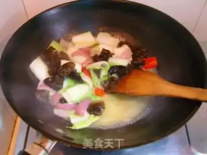 Make Chicken cabbage step 3