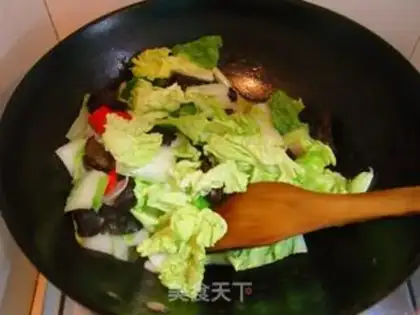 Make Chicken cabbage step 4