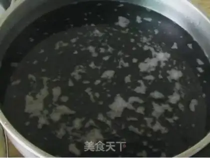 Make Banana rice congee step 4
