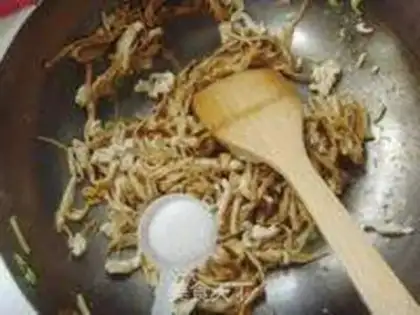 Make Scrambled chicken step 12