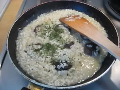 Make Puffy chicken sauce step 6
