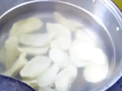 Make Celery pork dumplings step 10