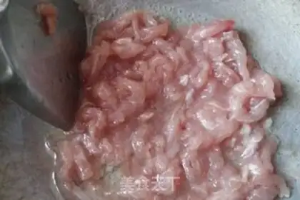 Make Squeeze the beans with fried meat step 5