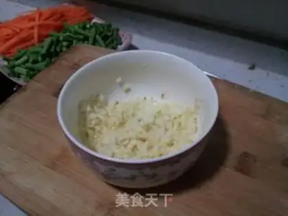 Make Garlic on back shrimp step 2