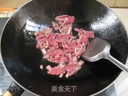 Make Dry beef silk step 3