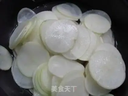 Make Sugar and radish step 2