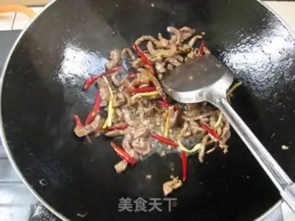 Make Dry beef silk step 8