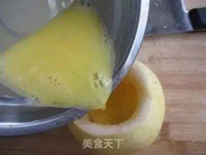 Make Autumn steamed eggs step 3