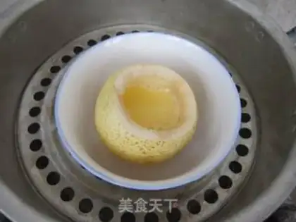 Make Autumn steamed eggs step 4