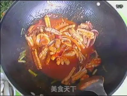 Make Empty-year-old fried squid step 3