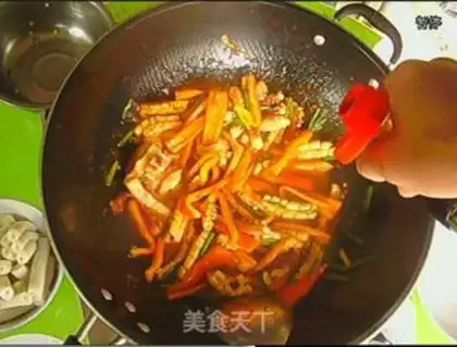 Make Empty-year-old fried squid step 4