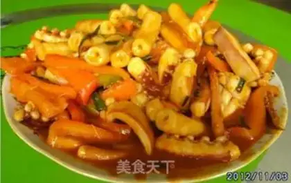 Make Empty-year-old fried squid step 6