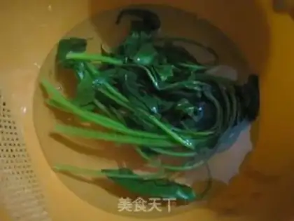 Make Squirty spinach step 2