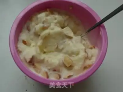 Make Cheese-fruit ice cream step 6