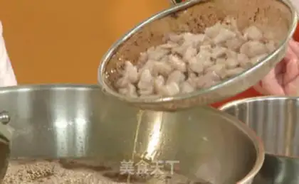 Make Olive fried meat step 1