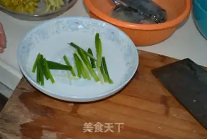 Make Double pepper steamed fish head step 5