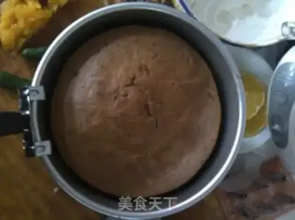 Make Chocolate walnut cake step 4