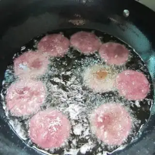 Make Potato bean cake step 7