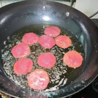 Make Potato bean cake step 8
