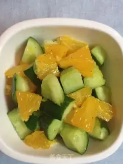 Make Cucumber orange salad step 4