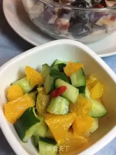 Make Cucumber orange salad step 5