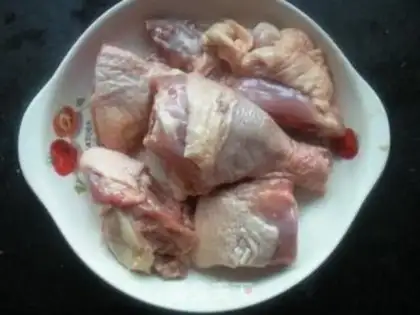 Make Potato chicken step 1