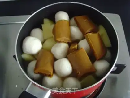 Make Curry and curry step 7