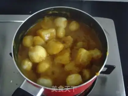 Make Curry and curry step 8